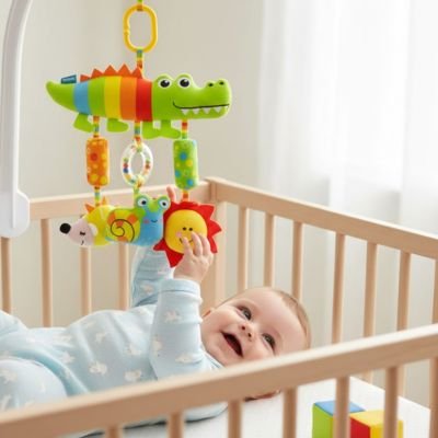 Jouet bebe Anneaux de préhension: multiples formes géométriques favorisant le développement de la motricité fine