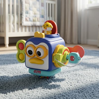Jouet bebe  bébé a déposé son jouet dans sa chambre  