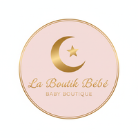 Logo La Boutik Bébé rose et gold