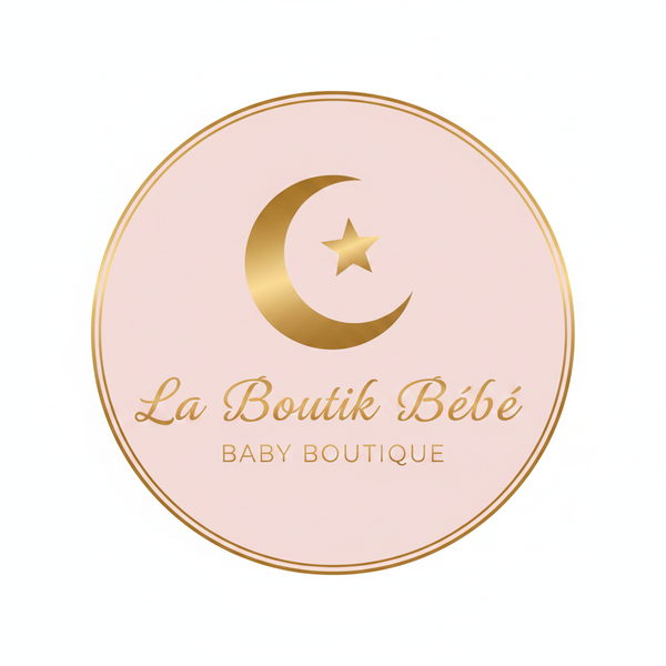 Logo La Boutik Bébé rose et gold
