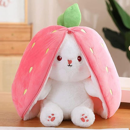 Peluche lapin Détails brodés sécurisés: yeux, nez et bouche brodés plutôt que cousus, adaptés aux tout-petits