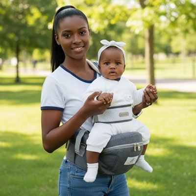 Porte bebe Ajustement universel: Sangles et ceinture réglables pour s'adapter à toutes les morphologies de parents