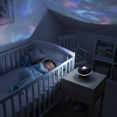 Projecteur enfant Veilleuse apaisante: lumière douce favorisant l'endormissement et rassurant pendant la nuit
