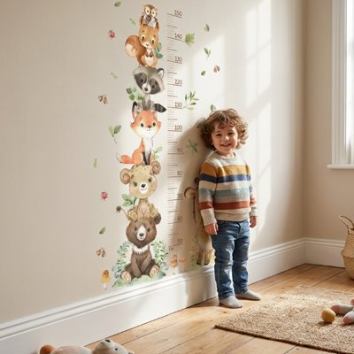Toise enfant Palette neutre: Tons beiges et pastels s'harmonisant avec différents styles de décoration intérieure