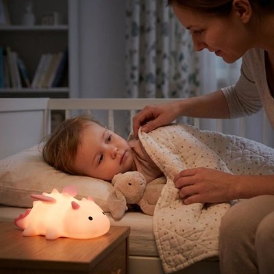 Veilleuse bébé maman avec bébé dans sa chambre