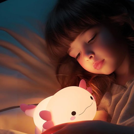 Veilleuse bébé Matière souple et agréable: Texture douce au toucher idéale pour les câlins