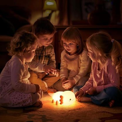 Veilleuse  bébé Utilisation nomade: Format compact et portable permettant de l'emporter partout dans la maison